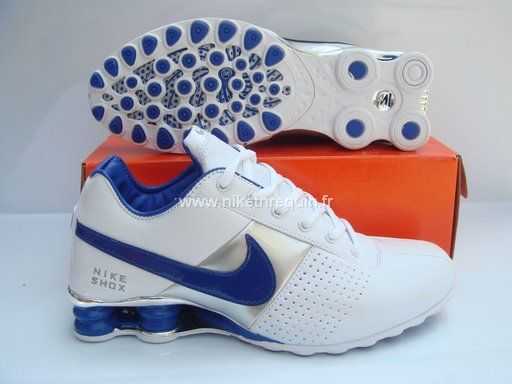 Dernieres Designer Nike Shox Oz Chaussures Blanc Marine